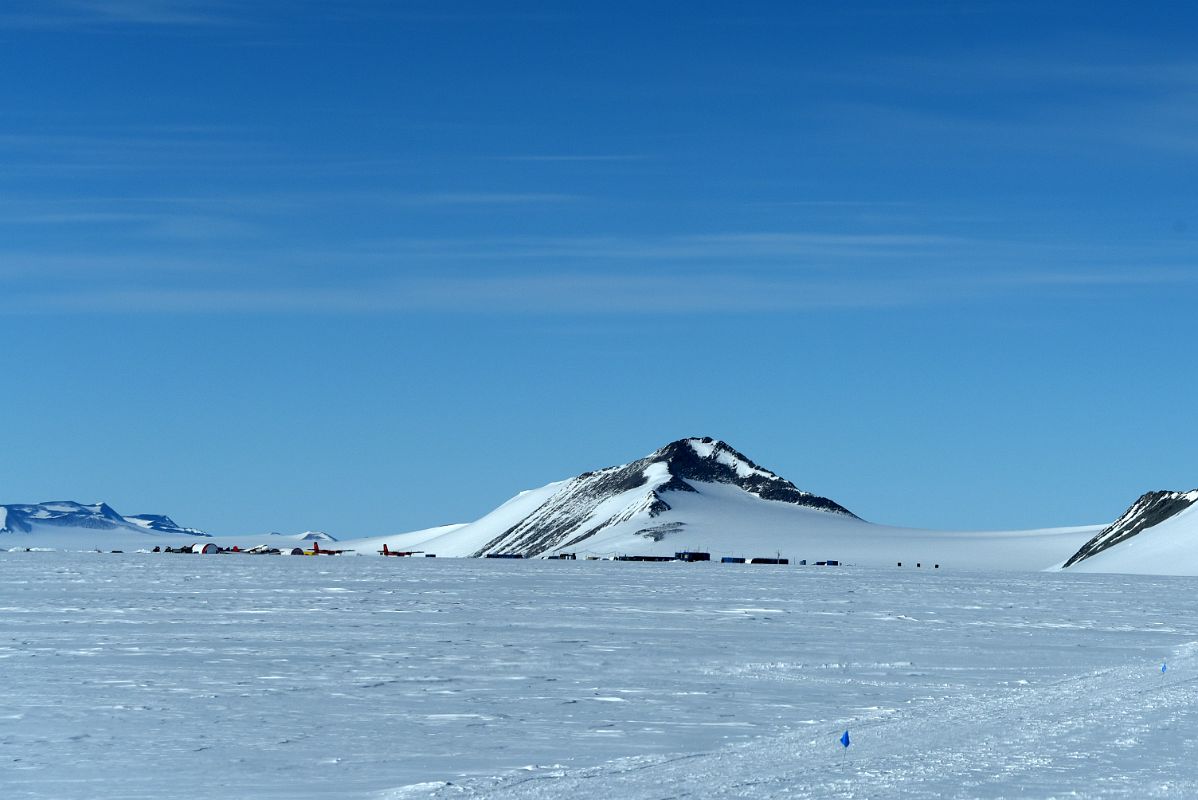 13D Union Glacier Camp Is Just Ahead From ALE Van Driving From Union Glacier Runway To Glacier Camp On The Way To Climb Mount Vinson In Antarctica